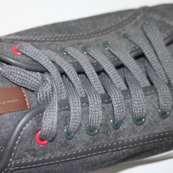 4b EC MENS BEN SHERMAN SNEAKERS - 13 - GREY - Picture 5 of 7